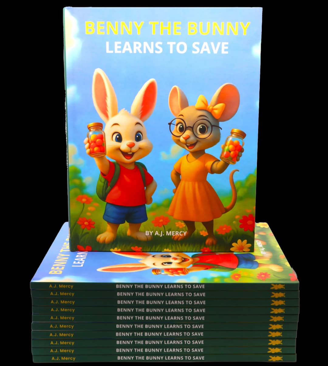 Stack of Benny the Bunny books