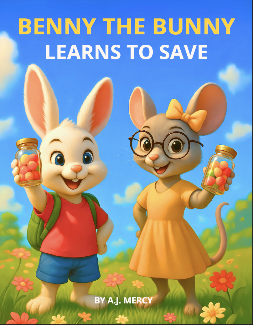 Benny the Bunny Learns to Save - Children's Book